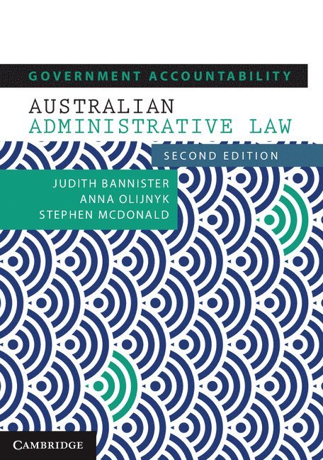Judith Bannister, Anna Olijnyk, Stephen McDonald, Judith (University of Adelaide) Bannister, Anna (University of Adelaide) Olijnyk - Government Accountability, Häftad