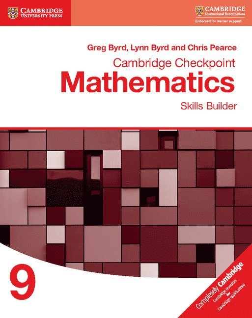 Cambridge Checkpoint Mathematics Skills Builder Workbook 9 1
