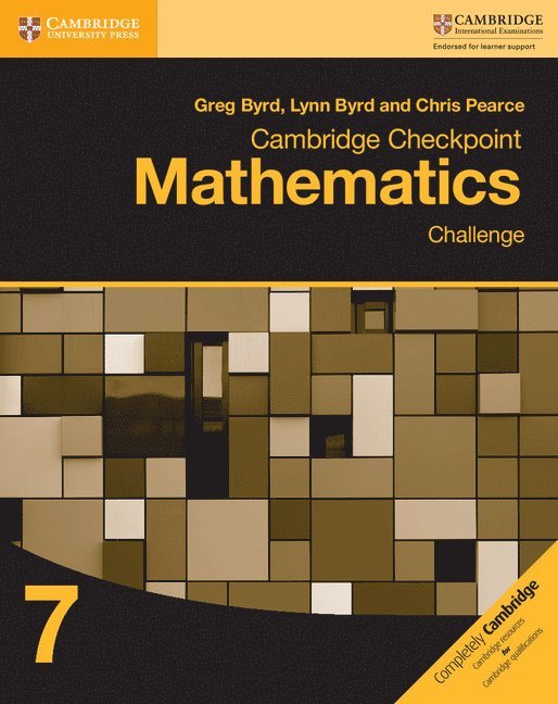 Cambridge Checkpoint Mathematics Challenge Workbook 7 1