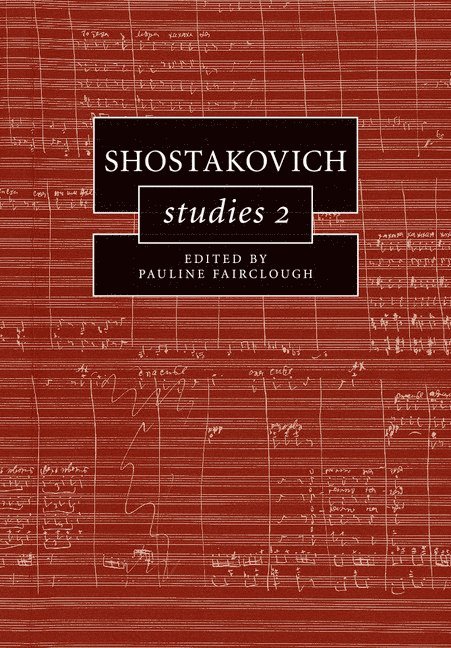 Pauline (University of Bristol) Fairclough, Pauline Fairclough - Shostakovich Studies 2, Häftad