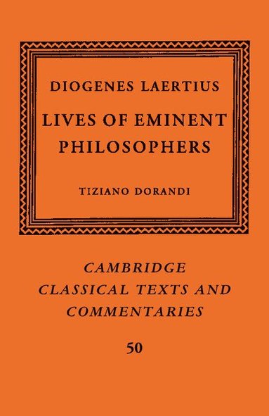 bokomslag Diogenes Laertius: Lives of Eminent Philosophers