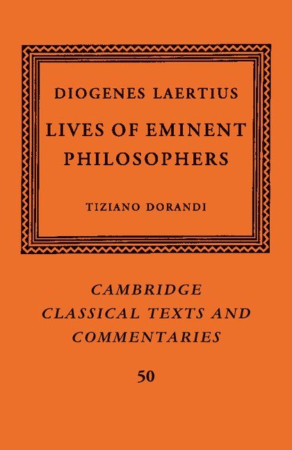 Paris) Dorandi, Tiziano (Centre National de la Recherche Scientifique (CNRS), Tiziano Dorandi - Diogenes Laertius: Lives of Eminent Philosophers, Häftad