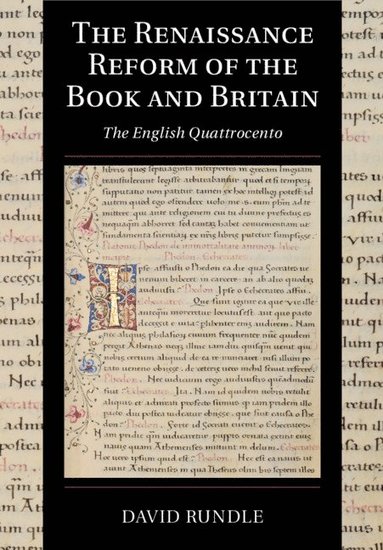 bokomslag Renaissance Reform of the Book and Britain