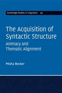 bokomslag The Acquisition of Syntactic Structure