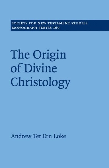 bokomslag Origin of Divine Christology