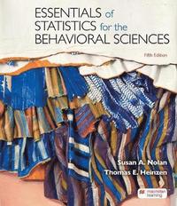 bokomslag Essentials of Statistics for the Behavioral Sciences