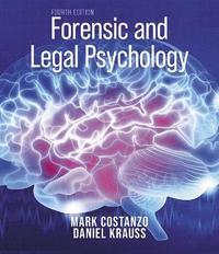 bokomslag Forensic and Legal Psychology
