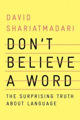 bokomslag Don't Believe a Word - The Surprising Truth About Language