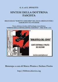 bokomslag Sintesi Della Dottrina Fascista
