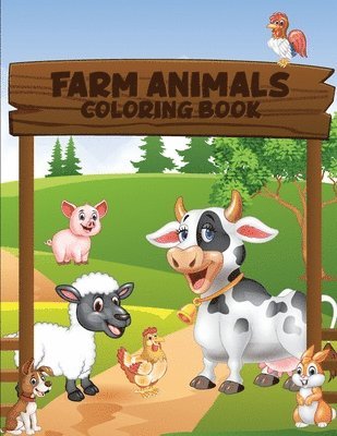 bokomslag Farm Animals Coloring Book