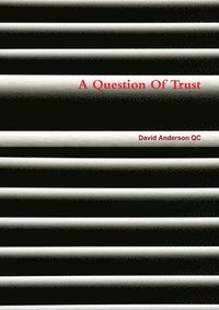 bokomslag A Question Of Trust