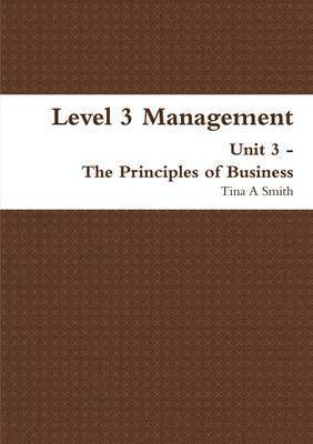 bokomslag Level 3 Management Unit 3 - the Principles of Business