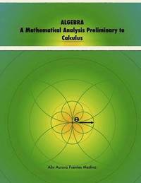 bokomslag Algebra. A Mathematical Analysis Preliminary to Calculus