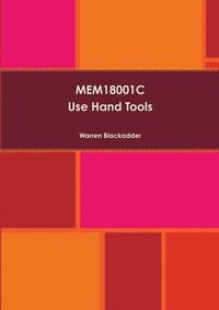 bokomslag Mem18001c Use Hand Tools