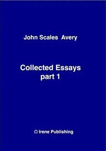 John S. Avery, John Scales Avery, John S Avery - John A Collected Essays 1, Häftad