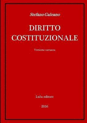 bokomslag Diritto Costituzionale