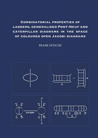bokomslag Combinatorial Properties of Ladders, Generalised Pont-Neuf and Caterpillar Diagrams in the Space of Coloured Open Jacobi Diagrams