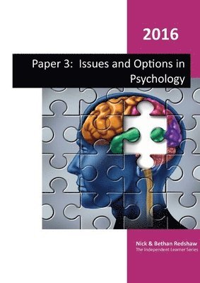 bokomslag Paper 3 - Issues and Three Options in Psychology.- Gender, Schizoprenia and Forensic