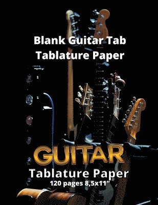 Blank Guitar Tab Tablature Paper 1