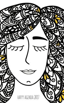 bokomslag Happy Agenda Planner 2017: Zentangle Girl