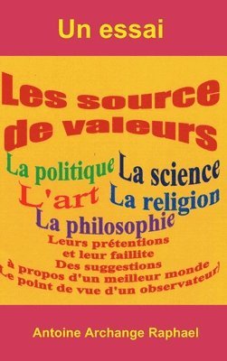 self-publisher Antoine Archange Raphael, Antoine Archange Raphael - Sources De Valeurs, Inbunden