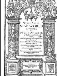 bokomslag Florio's  Italian English Dictionary of 1611