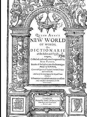 bokomslag Florio's  Italian English Dictionary of 1611