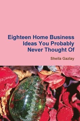 Eighteen Home Business Ideas You Probably Never Thought of 1