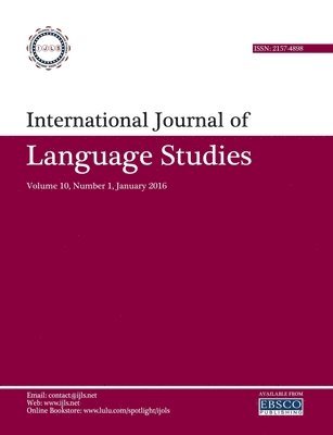 bokomslag International Journal of Language Studies (IJLS) - volume 10(1)