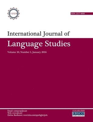 International Journal of Language Studies (IJLS) - volume 10(1) 1