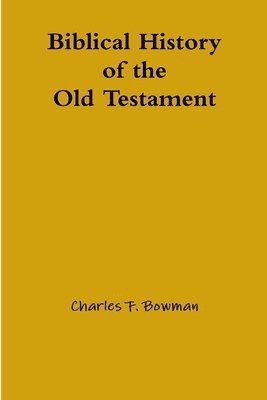 bokomslag Biblical History of the Old Testament