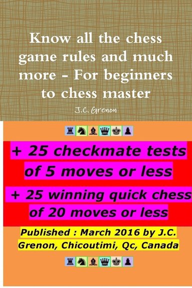 bokomslag Know All the Chess Rules and Much More