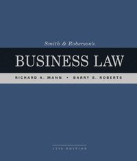 bokomslag Smith and Robersons Business Law