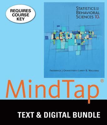 bokomslag Bundle: Statistics for the Behavioral Sciences, Loose-Leaf Version, 10th + Mindtap Psychology, 1 Term (6 Months) Printed Access Card