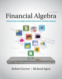bokomslag Financial Algebra