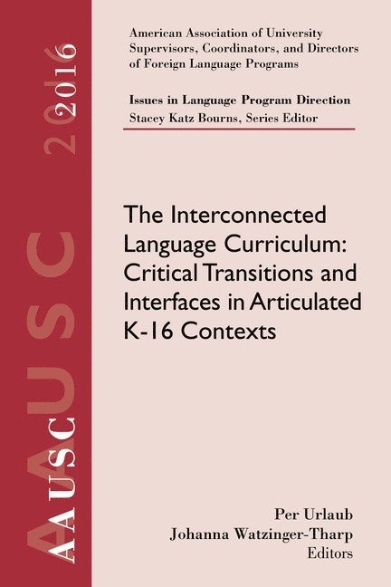 AAUSC 2016 Volume - Issues in Language Program Direction 1
