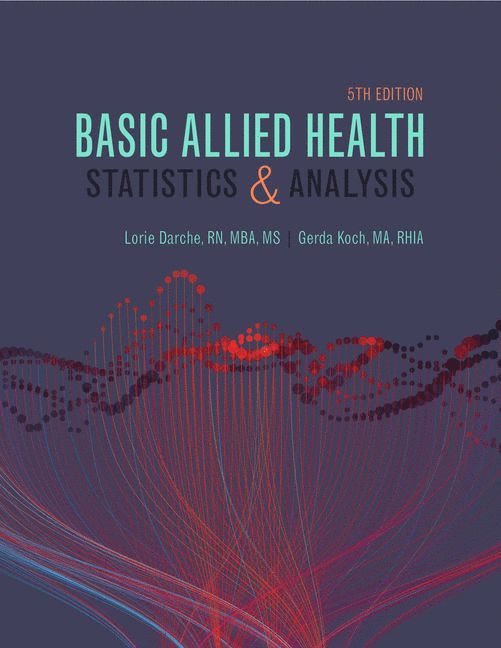 Basic Allied Health Statistics and Analysis, Spiral bound 1