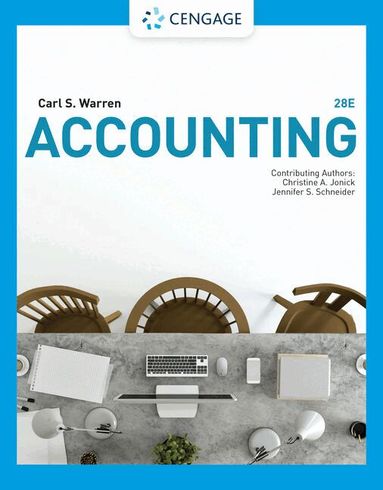 Carl Warren, Christine Jonick, Jennifer Schneider - Accounting, Inbunden