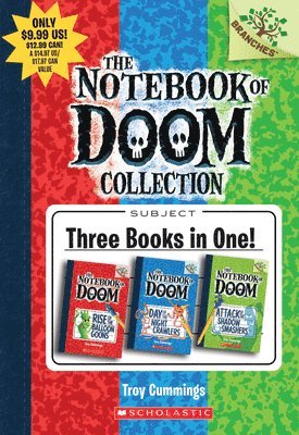 Troy Cummings - The Notebook of Doom (Books 1-3), Häftad