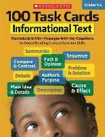 Scholastic Teaching Resources, Scholastic, Scholastic - 100 Task Cards: Informational Text: Reproducible Mini-Passages with Key Questions to Boost Reading Comprehension Skills, Häftad