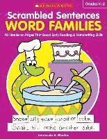 bokomslag Scrambled Sentences: Word Families: 40 Hands-On Pages That Boost Early Reading & Handwriting Skills