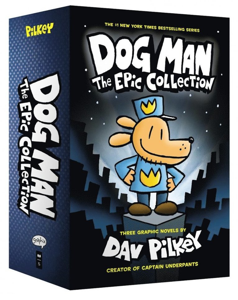 Dav Pilkey - Dog Man 1-3: The Epic Collection, Inbunden
