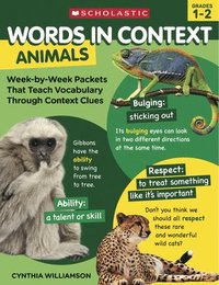bokomslag Words in Context: Animals: Week-By-Week Packets That Teach Vocabulary Through Context Clues
