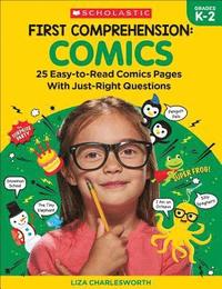 bokomslag First Comprehension: Comics: 25 Easy-To-Read Comics with Just-Right Questions