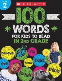 bokomslag 100 Words for Kids to Read in Second Grade Workbook