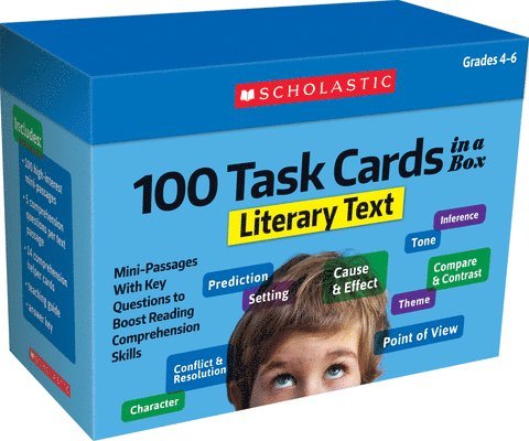 100 Task Cards in a Box: Literary Text 1