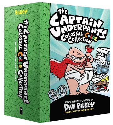 bokomslag The Captain Underpants Colossal Color Collection (Captain Underpants #1-5 Boxed Set)