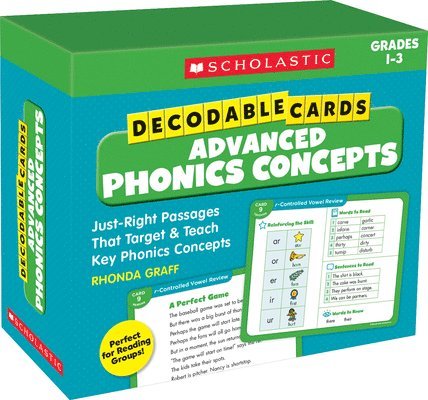 Rhonda Graff - Decodable Cards: Advanced Phonics Concepts: Just-Right Passages That Target & Teach Key Phonics Concepts, Inbunden