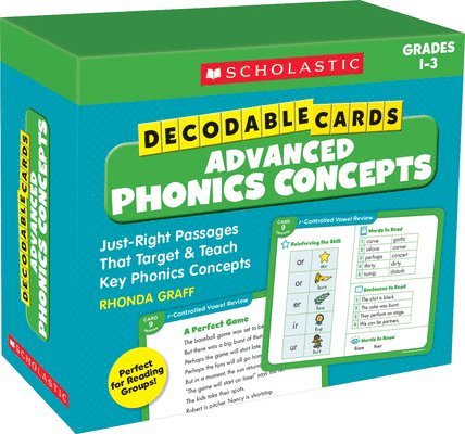 Decodable Cards: Advanced Phonics Concepts: Just-Right Passages That Target & Teach Key Phonics Concepts 1