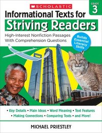 bokomslag Informational Texts for Striving Readers: Grade 3: High-Interest Nonfiction Passages with Comprehension Questions